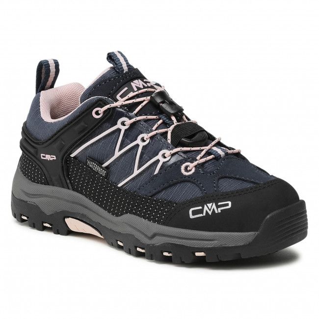 Scarpe da trekking CMP - Kids Rigel Low Trekking Shoe Wp 3Q54554 Asphalt/Rose 54UG