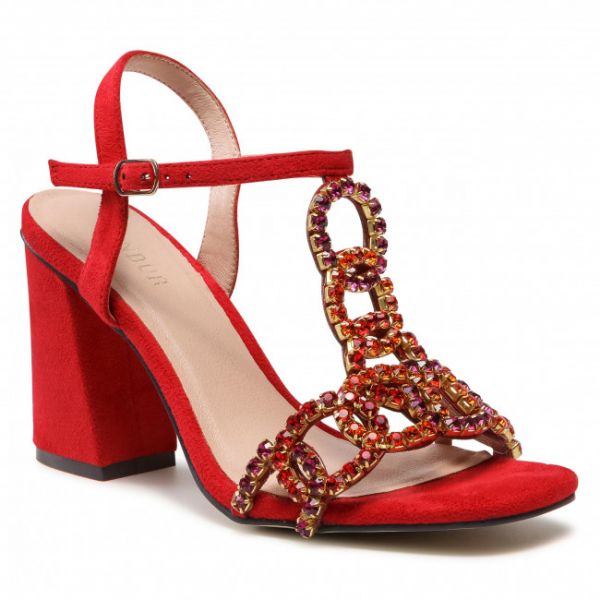 Sandali MENBUR - 22507 Red 0007 Sandali MENBUR - 22507 Red 0007