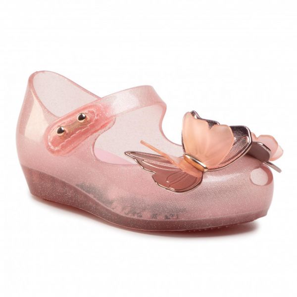 Scarpe basse MELISSA - Mini Melissa Ultragirl Fly III 32849 Glitter Pink/Pink 52854 Scarpe basse MELISSA - Mini Melissa Ultragirl Fly III 32849 Glitter Pink/Pink 52854