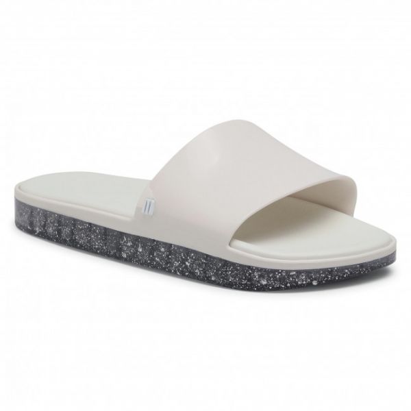 Ciabatte MELISSA - Beach Slide Next Gen A 32947 White/Glitter Transparent 53885