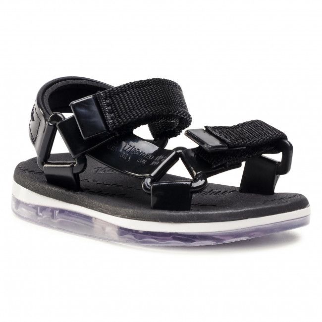 Sandali Melissa - Mini Melissa Papete + Rider Bb 32972 Black/White 51492