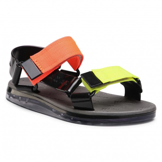 Sandali Melissa - Mini Melissa Papete + Rider In 32979 Black/Yellow/Orange 53644