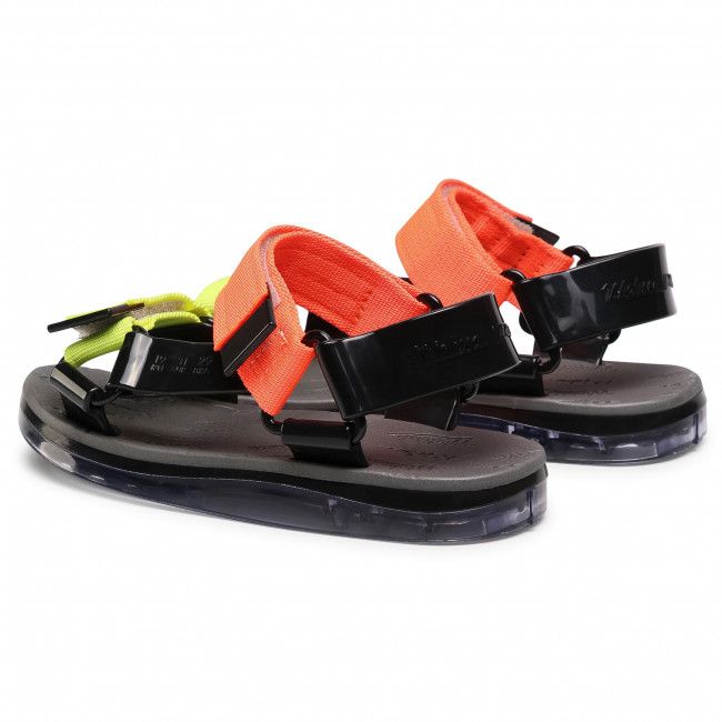 Sandali Melissa - Mini Melissa Papete + Rider In 32979 Black/Yellow/Orange 53644