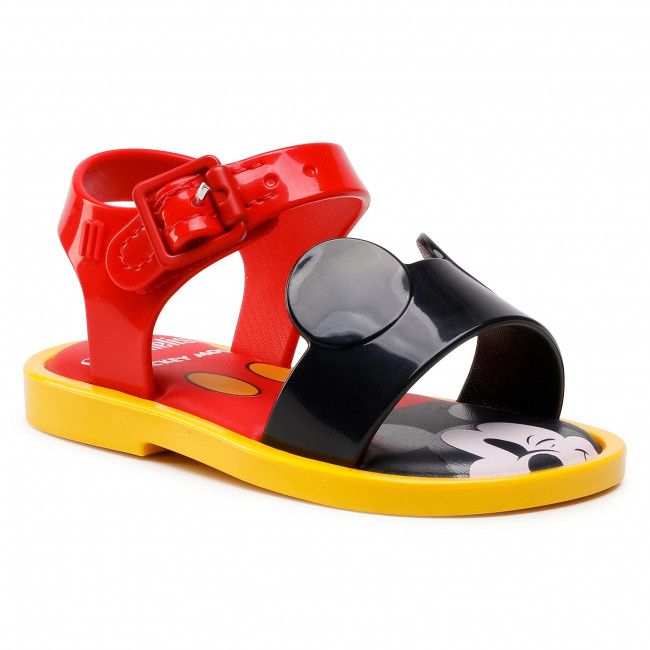 Sandali MELISSA - Mini Melissa Mar Sandal + Mick 33234 Red/Black/Yellow 53218