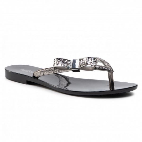 Infradito MELISSA - Harmonic Chrome VII Ad 33254 Black/Silver Metalizado 53891