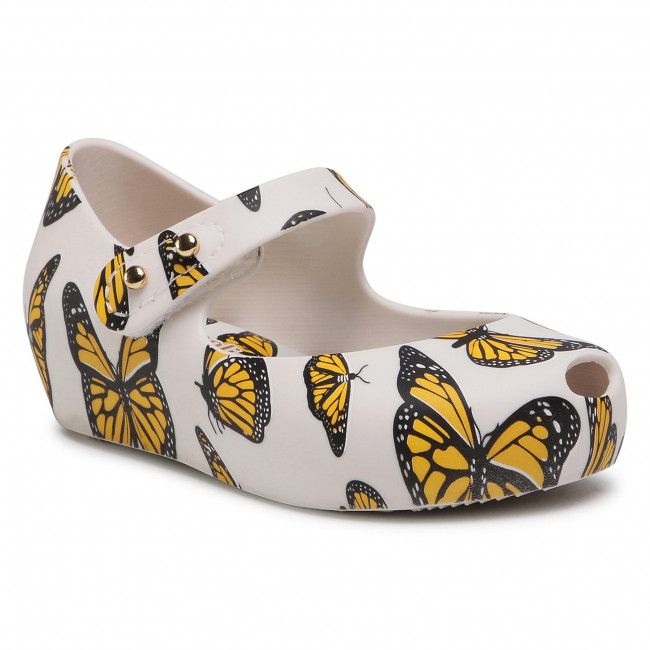 Scarpe basse MELISSA - Mini Melissa Ultragirl Print B 33389 White/Yellow 53920