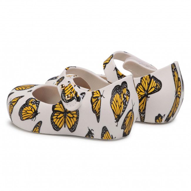 Scarpe basse MELISSA - Mini Melissa Ultragirl Print B 33389 White/Yellow 53920