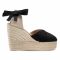Espadrillas MANEBI - Heart Shape Wedges G 0.1 WH Sparkling Black