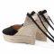 Espadrillas MANEBI - Heart Shape Wedges G 0.1 WH Sparkling Black