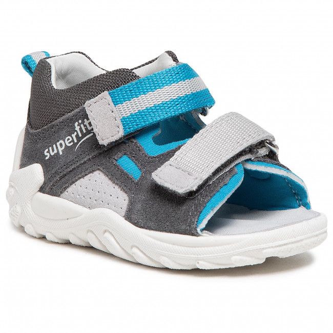 Sandali Superfit - 1-000031-2000 M Grau/Blau