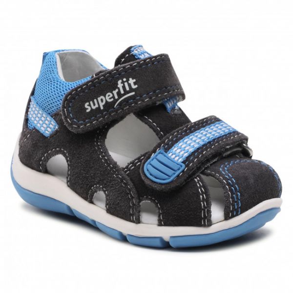 Sandali SUPERFIT - 1-600140-2500 M Hellgrau/Blau Sandali SUPERFIT - 1-600140-2500 M Hellgrau/Blau