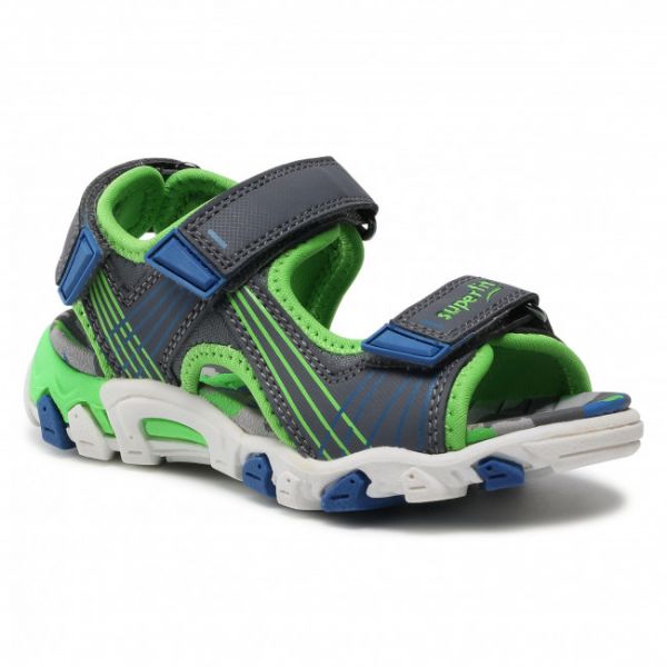 Sandali SUPERFIT - 1-600100-2500 M Hellgrau/Grün Sandali SUPERFIT - 1-600100-2500 M Hellgrau/Grün