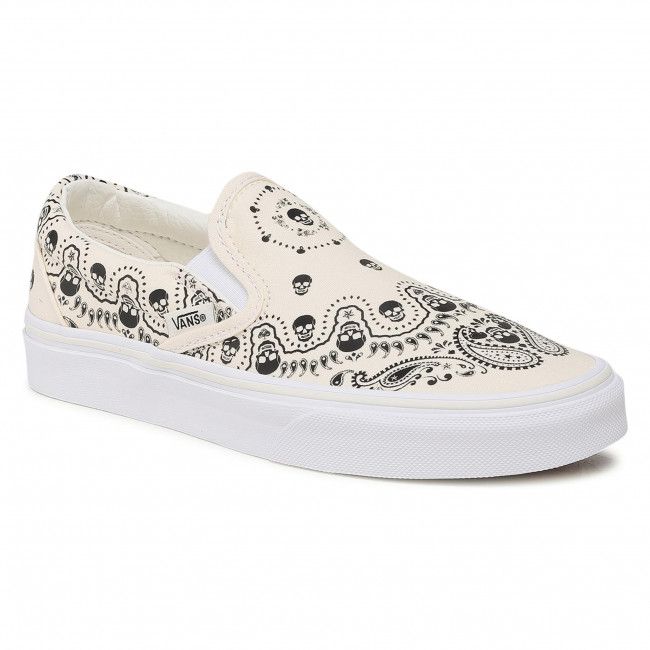 Scarpe sportive Vans - Classic Slip-On VN0A33TB42S1 (Bandana) Classic Wht/Blk