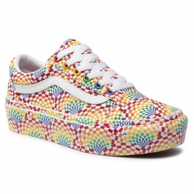 Scarpe sportive Vans - Old Skool Platfor VN0A3B3U3WJ1 (Pride) Multi/True White