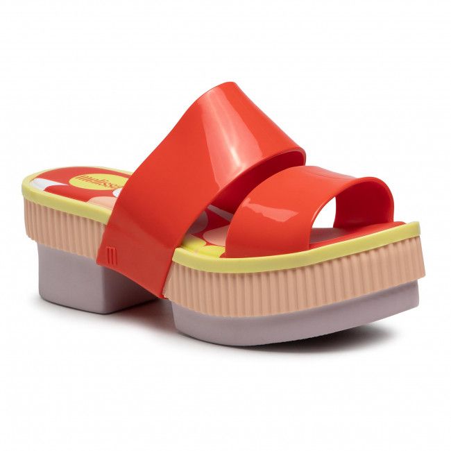 Ciabatte MELISSA - Geometric Rupture+Ca 32876 Red/Beige/Lilac 54019