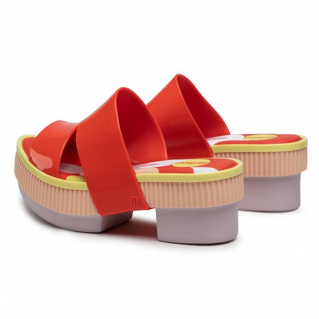 Ciabatte MELISSA - Geometric Rupture+Ca 32876 Red/Beige/Lilac 54019