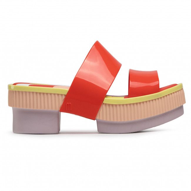 Ciabatte MELISSA - Geometric Rupture+Ca 32876 Red/Beige/Lilac 54019