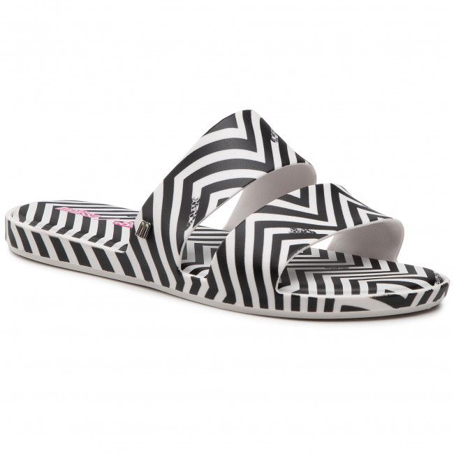 Ciabatte MELISSA - Color Pop + Barbie Ad 33338 White/Black 51637