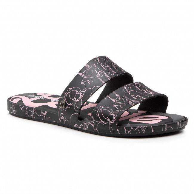 Ciabatte MELISSA - Color Pop Barbie Ad 33338 Black/Pink 51663