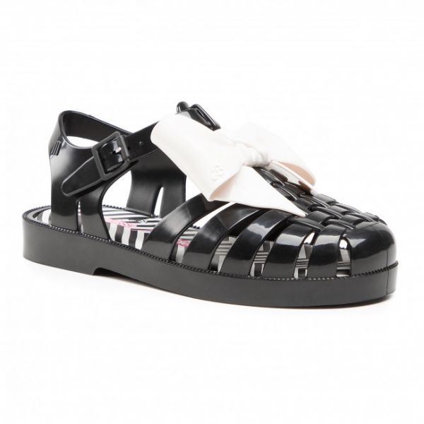 Sandali MELISSA - Mini Melissa Possession + Barb 33340 Black/White 51588 Sandali MELISSA - Mini Melissa Possession + Barb 33340 Black/White 51588