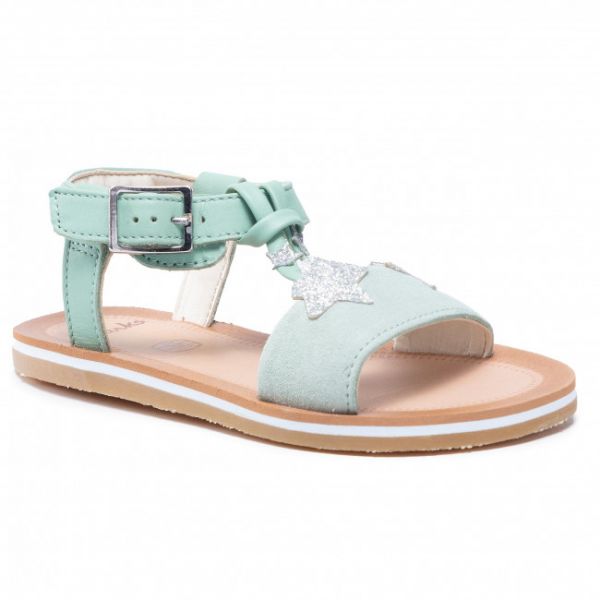 Sandali Clarks - Finch Summer K 261576426 Light Green Sandali Clarks - Finch Summer K 261576426 Light Green