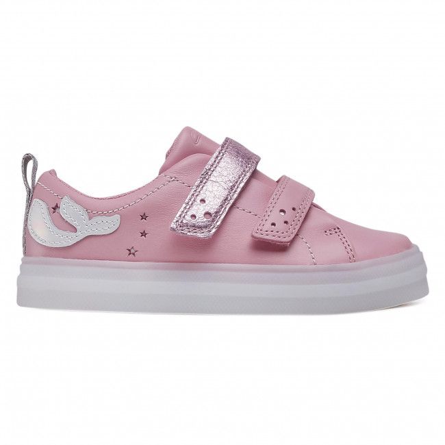 Sneakers Clarks - FlareShelllo T 261580706 Pink Leather