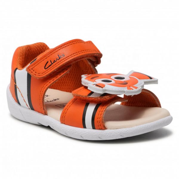 Sandali Clarks - Zora Nemo T 261583957 Orange Leather Sandali Clarks - Zora Nemo T 261583957 Orange Leather