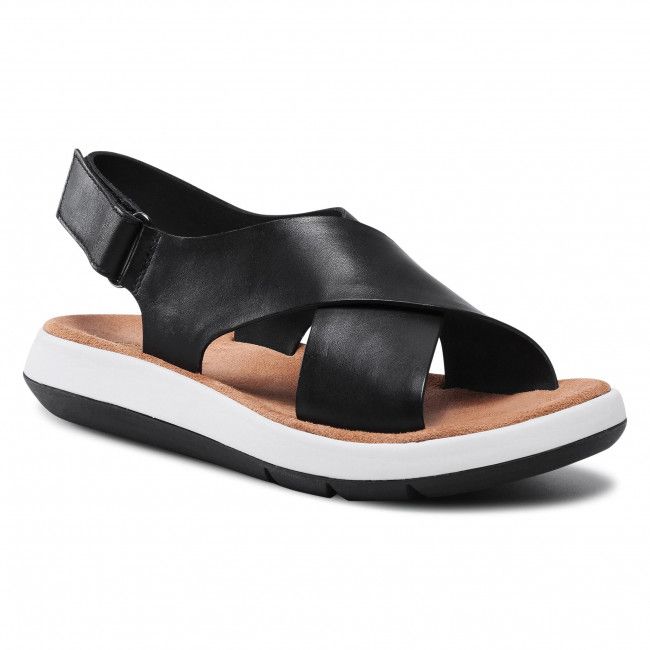 Sandali CLARKS - Jemsa Cross 261584774 Black Leather