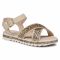 Sandali BIBI - Flat Form 1059191 Glitter/White Gold