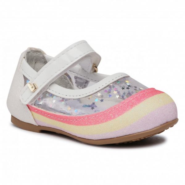 Scarpe basse Bibi - Anjos Mini 1072225 White/Rainbow Scarpe basse Bibi - Anjos Mini 1072225 White/Rainbow