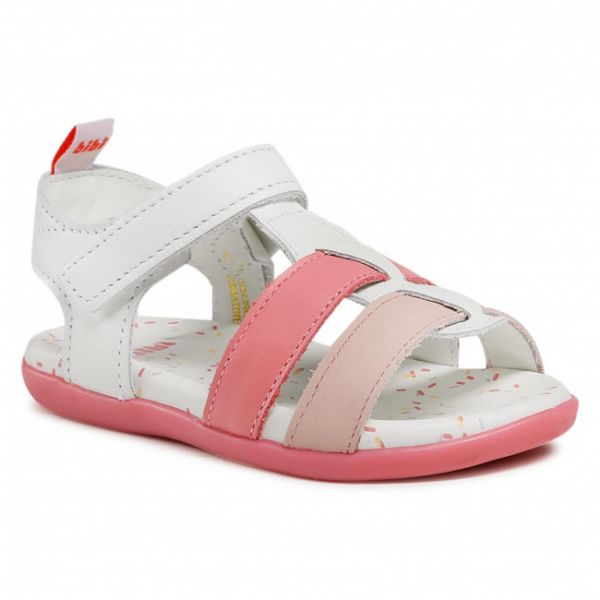 Sandali Bibi - Baby Soft 1142030 White/Cherry/Camellia Sandali Bibi - Baby Soft 1142030 White/Cherry/Camellia