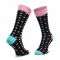 Calzini lunghi da uomo DOTS SOCKS - D20WF-SX-002-X Multicolore Nero