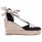 Espadrillas VIDORRETA - Valenciana Cintas 12985 Negro