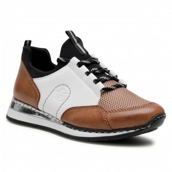 Sneakers RIEKER - N3083-64 Beige Kombi