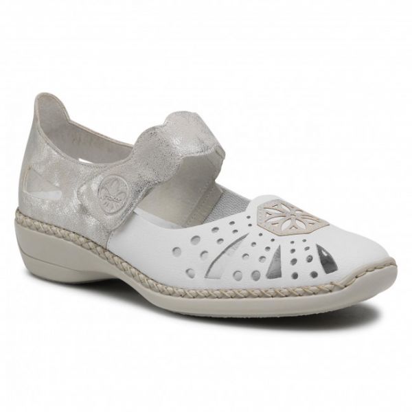 Scarpe basse RIEKER - 41368-80 Weiss Scarpe basse RIEKER - 41368-80 Weiss