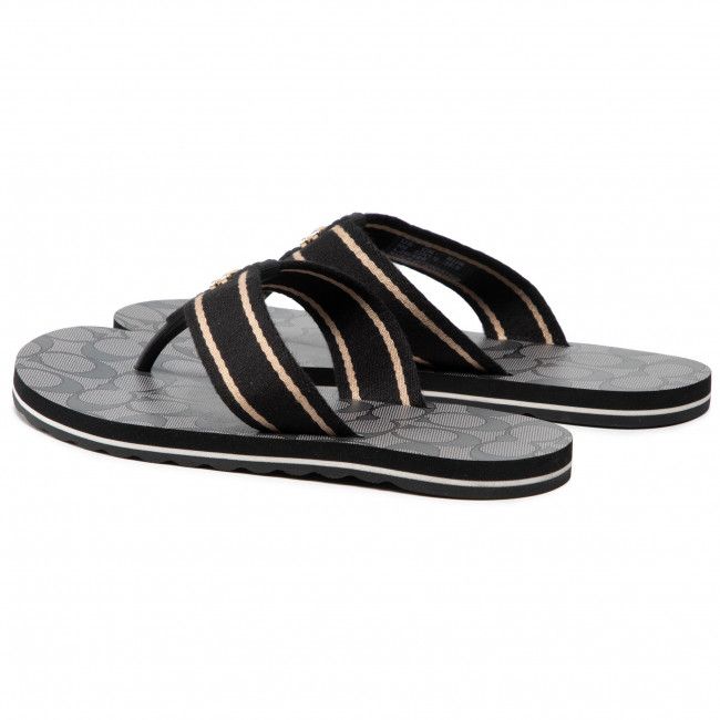 Infradito Coach - Zoe Webbed Flip Flop C2978 Black