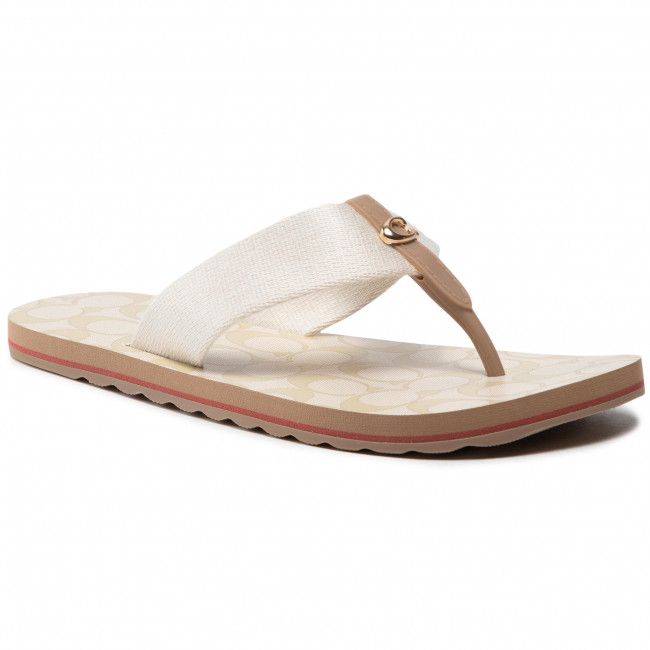 Infradito COACH - Zoe Webbed Flip Flop C2978 Chalk