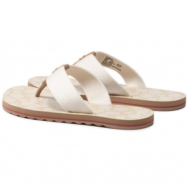 Infradito COACH - Zoe Webbed Flip Flop C2978 Chalk