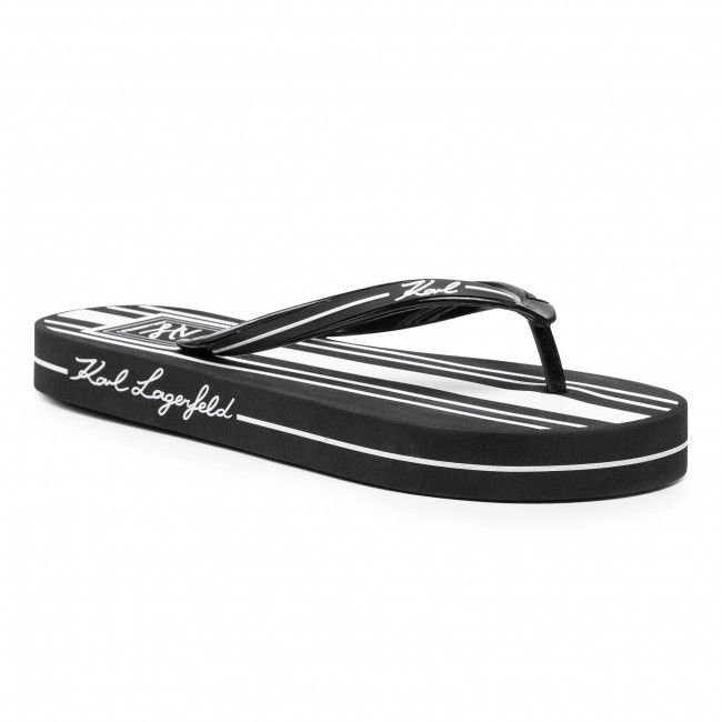 Infradito KARL LAGERFELD - KL81018s Black Rubber