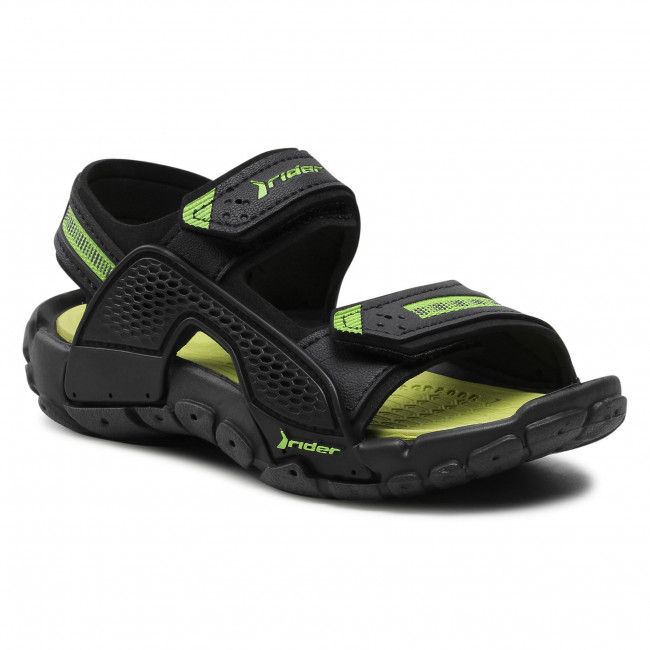 Sandali RIDER - Tender XII Kids 83066 Black/Black/Green 02235