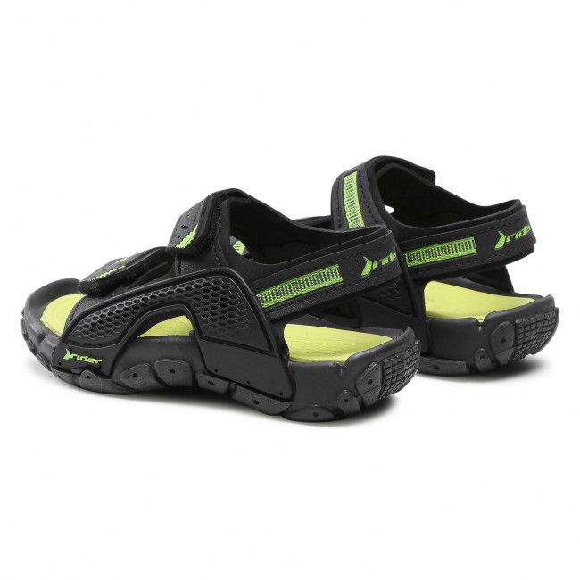 Sandali RIDER - Tender XII Kids 83066 Black/Black/Green 02235