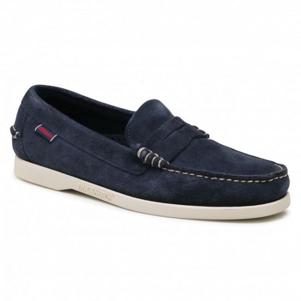 Mocassini Sebago - Dan Boat Flesh Out 7111MSW Blue Naby 908