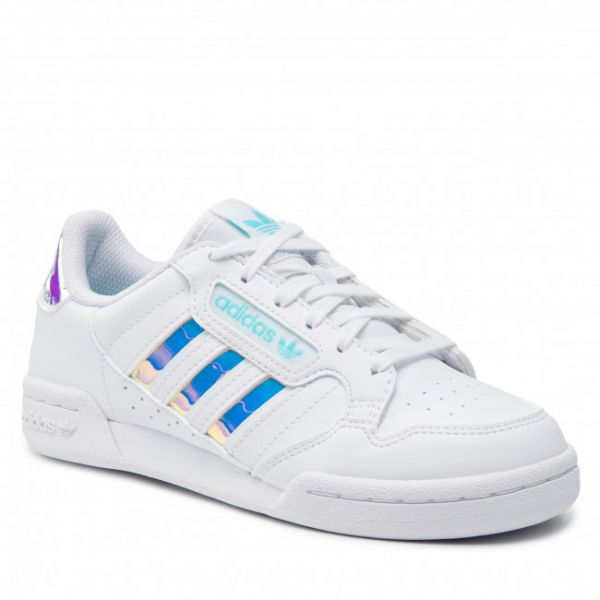Scarpe adidas - Continental 80 Stripes J GZ3255 Ftwwht/Ftwwht/Pulaqu Scarpe adidas - Continental 80 Stripes J GZ3255 Ftwwht/Ftwwht/Pulaqu