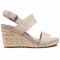 Espadrillas TIMBERLAND - Capri Sunset Wedge TB0A231K269 Light Beige Nubuck