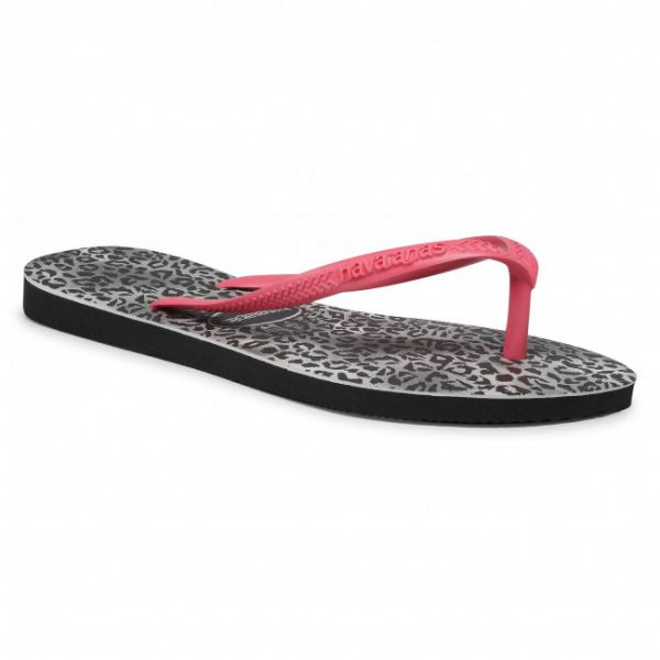 Infradito HAVAIANAS - Slim Leopard 41454800090 Black