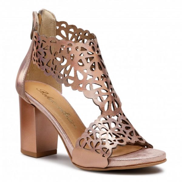 Sandali ROBERTO - 2702/2 Miedź Kryształ