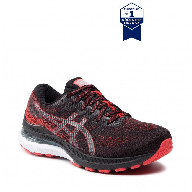 Scarpe Asics - Gel-Kayano 28 1011B189 Black/Electric Red 002