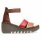 Sandali FLY LONDON - Bonofly P501290001 Tan/Che.Red/Brw