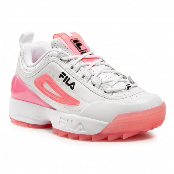 Sneakers Fila - Disruptor Premium Wmn 1010862.94Q White/Calypso Coral