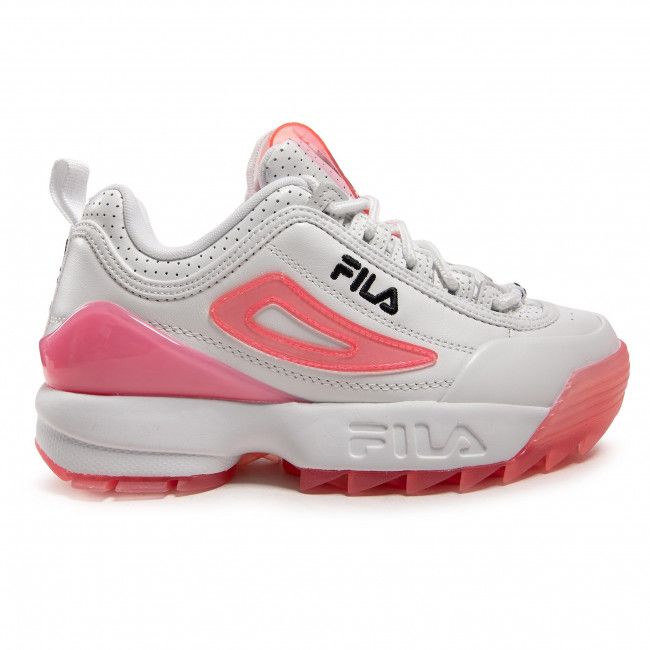 Sneakers Fila - Disruptor Premium Wmn 1010862.94Q White/Calypso Coral